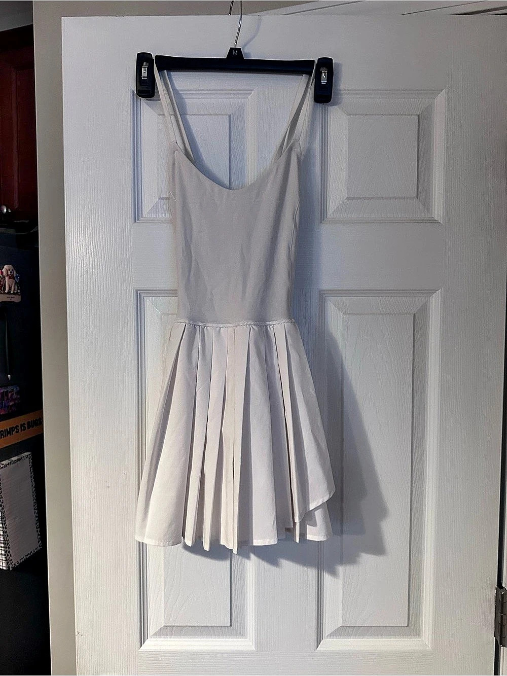 Offline Aerie Mini stretch tennis Dress in off-White Size Extra Small